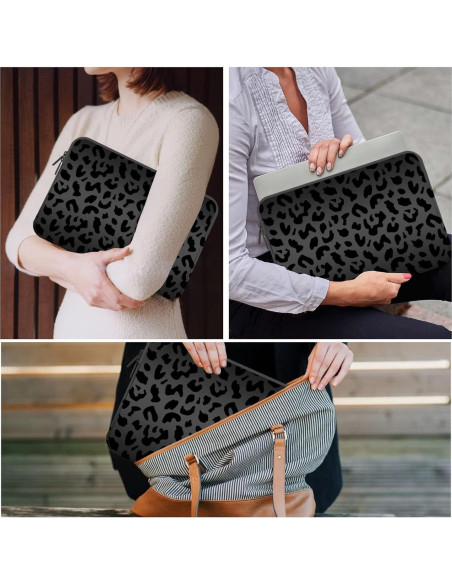 Bolsa para Laptop 15.6-16" GABraden Leopardo Negro