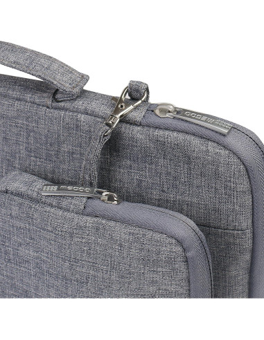 Funda para portátil Megoo 13.5" Gris con bolsa de accesorios