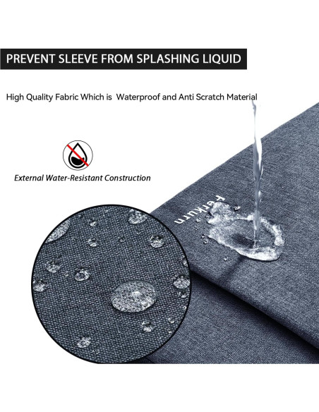 Funda para Laptop Ferkurn 15.6" Gris - Bolsa Unisex con Correa