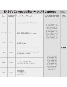 Funda para Laptop 15" Smatree E424 Negra con Protección Impactos 2