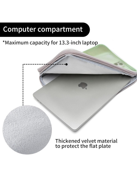 Funda para Laptop CONMOTO 33 cm (13") y 38 cm (15") Multicolor