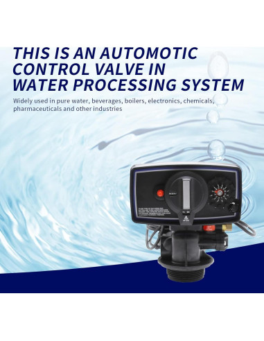 Válvula de Ablandador de Agua MDEOOSKY 22-28 cm Rosca Fina