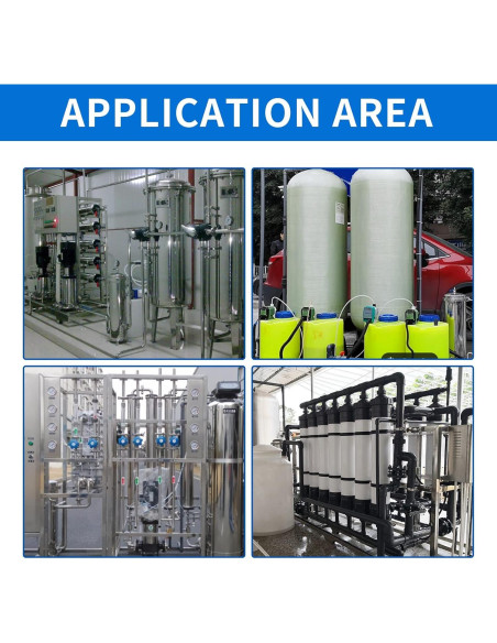 Válvula de Ablandador de Agua MDEOOSKY 22-28 cm Rosca Fina