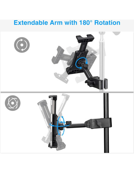 Soporte de Tableta LEKATO Ajustable para Teléfonos y Tablets 4.7-13.5"