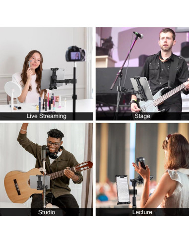 Soporte de Tableta LEKATO Ajustable para Teléfonos y Tablets 4.7-13.5"