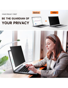 Filtro de Pantalla de Privacidad Mamol 14" Antirreflejo 16:9 2