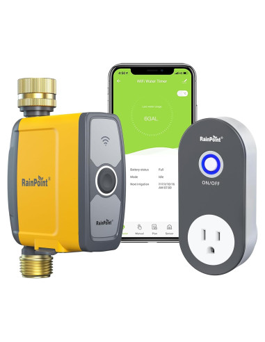 Temporizador de Agua WiFi RAINPOINT con Control APP y Clima
