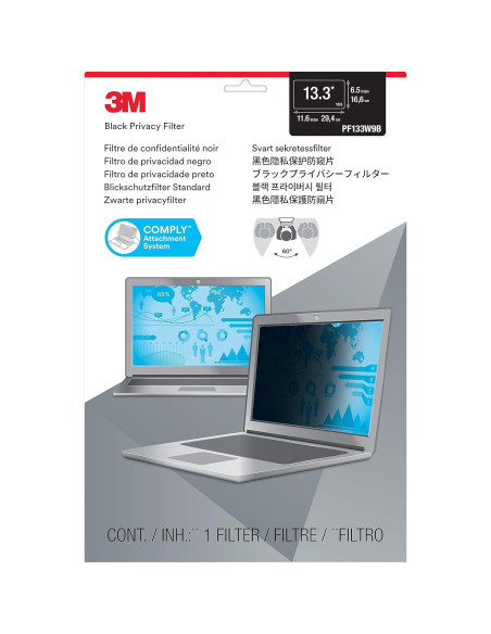 Filtro de Privacidad 3M para Laptop 13.3" Brillante/Mate Filtro de Privacidad 3M para Laptop 13.3" Brillante/Mate