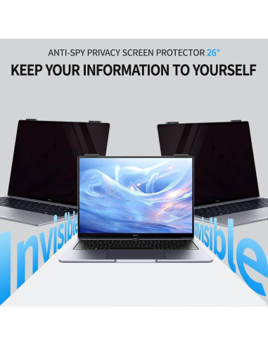 Filtro de Pantalla de Privacidad GUDTEKE 14" Anti Reflejo HD