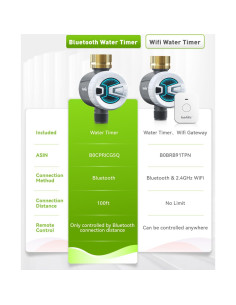 Temporizador de Manguera RAINPOINT Bluetooth con Bronce 2