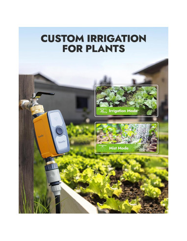 Temporizador de Agua WiFi RAINPOINT con Control APP y Clima