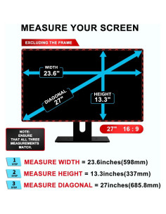 Filtro de Privacidad GUMIKE 27" Antirreflejo 16:9 2