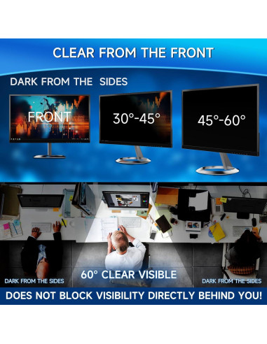 Filtro de Pantalla de Privacidad Magicmoon 24" 16:9 2-Pack