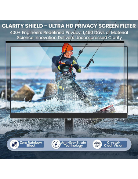Pantalla de Privacidad Magnética PJOVORY 27" 16:9 Filtro Luz Azul