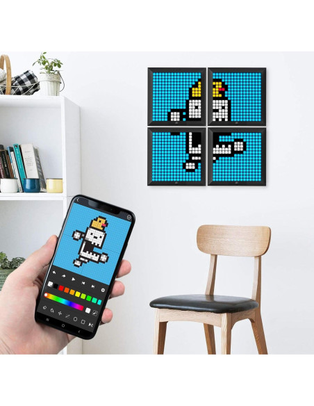 Divoom Pixoo - Marco Digital LED 16x16 para Arte Pixel