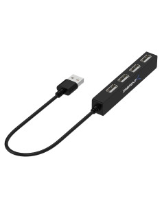 Hub USB 2.0 Sabrent HB-MCRM Portátil 4 Puertos 480 Mbps
