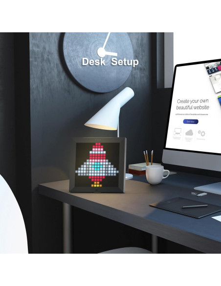 Divoom Pixoo - Marco Digital LED 16x16 para Arte Pixel