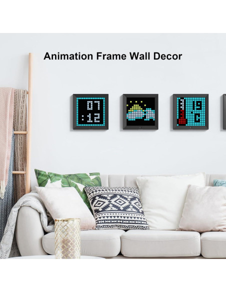 Divoom Pixoo - Marco Digital LED 16x16 para Arte Pixel