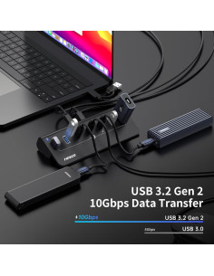 Hub USB 3.2 FIDECO de 7 Puertos con Carga BC1.2 2