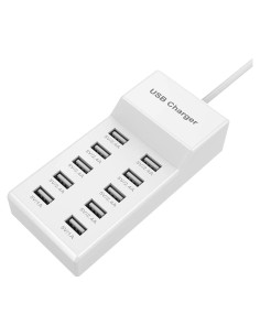 Estación de Carga USB de Pared 10 Puertos ShenZhen 5V 50W