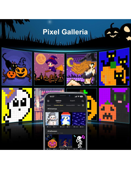 Divoom Pixoo - Marco Digital LED 16x16 para Arte Pixel