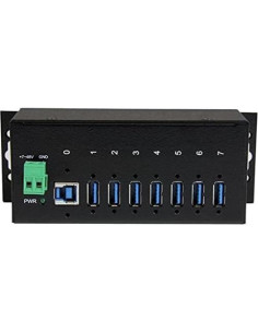 Hub USB 3.0 Industrial StarTech 7 Puertos ESD 350W 2