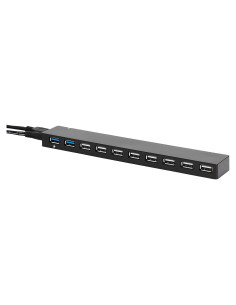 HUB USB 3.0 Amazon Basics de 10 Puertos Negro