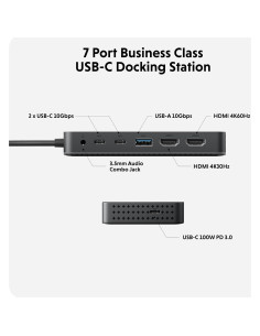 Hub USB-C HyperDrive Next 7 Puertos Dual 4K HDMI 100W PD 2