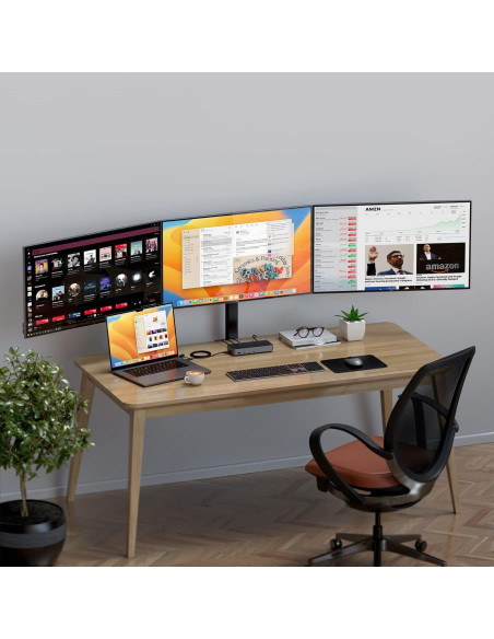 Estación de Acoplamiento Triple 4K Satechi USB-C 100W