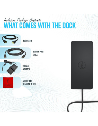 Estación de Acoplamiento Universal Dell UD22 USB-C 10 Puertos 4K