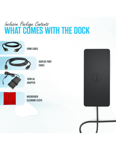 Estación de Acoplamiento Universal Dell UD22 USB-C 10 Puertos 4K