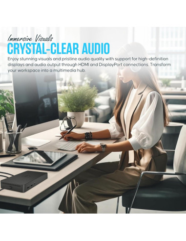 Estación de Acoplamiento Universal Dell UD22 USB-C 10 Puertos 4K