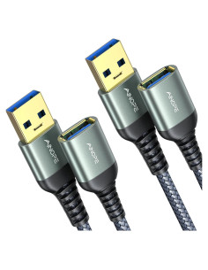 Cable de Extensión USB 3.0 AINOPE 2x1m Alta Velocidad