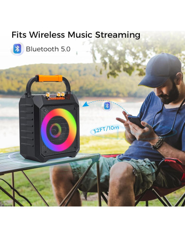 Máquina de Karaoke JUNGLE MONSTER YX-K168-BK 30W Portátil