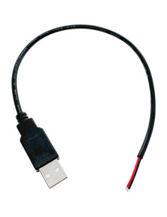 5 Piezas Cable Pigtail USB 2.0 Macho 30cm 22AWG 3A Jienk 2