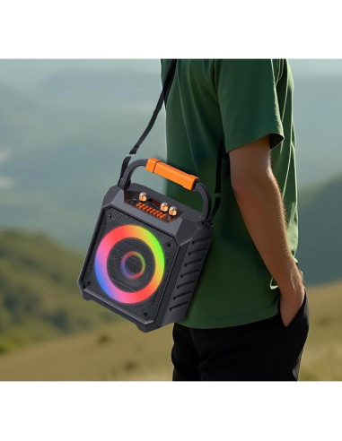 Máquina de Karaoke JUNGLE MONSTER YX-K168-BK 30W Portátil