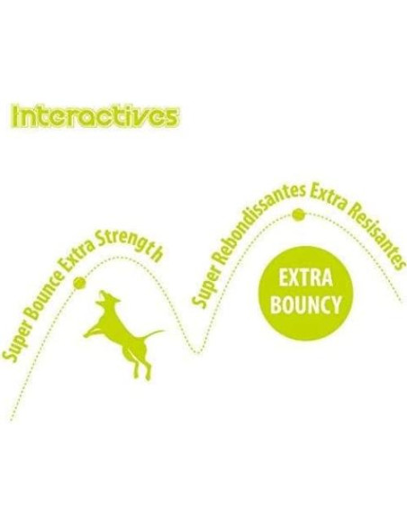 Pelotas de Tenis para Perros AFP 6.35 cm Paquete de 6