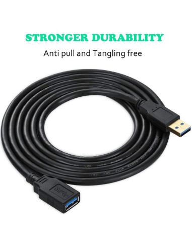 Cable Extensor USB 3.0 4.57m Nobrand Alta Velocidad 5Gbps
