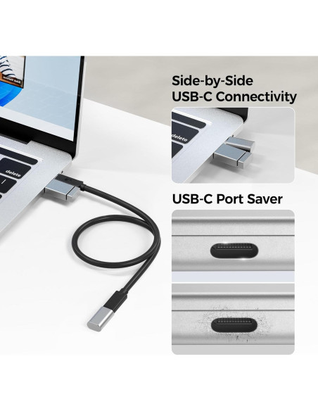 Cable de Extensión USB-C 0.5m Cable Matters 40Gbps 240W