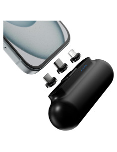 Cargador Portátil Statik Snap-N-Charge 3000mAh 10W Negro