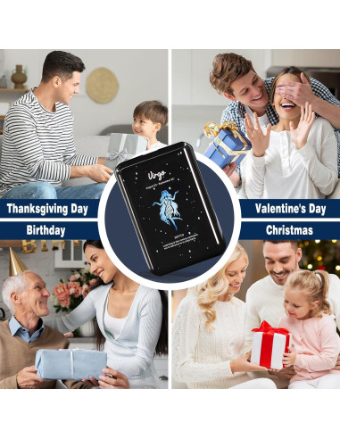 Mini Power Bank 10000mAh TXQX Cargador Rápido USB C Virgo