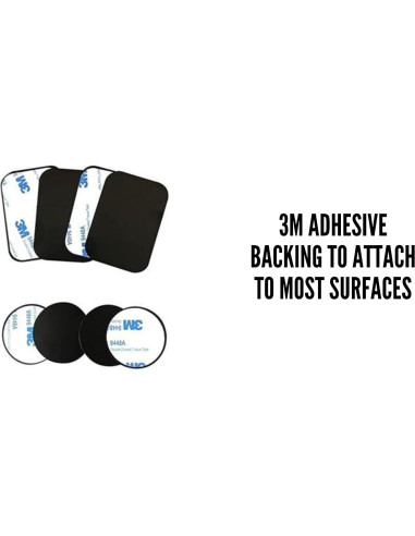 Placas Magnéticas de Metal Universal DealChase - 8 Piezas