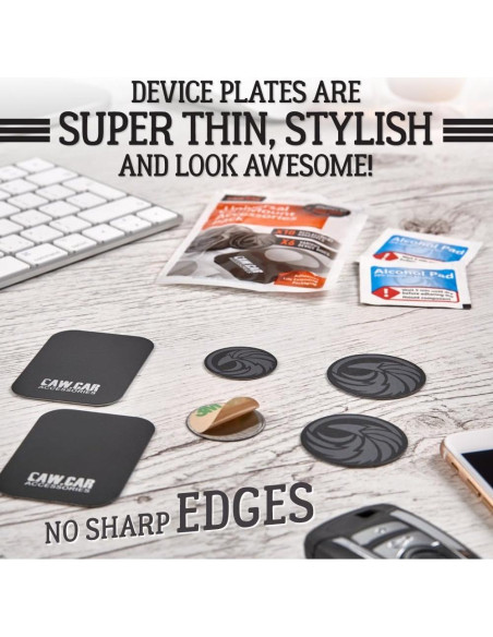 Kit de Accesorios Universales CAW.CAR para Soportes Magnéticos