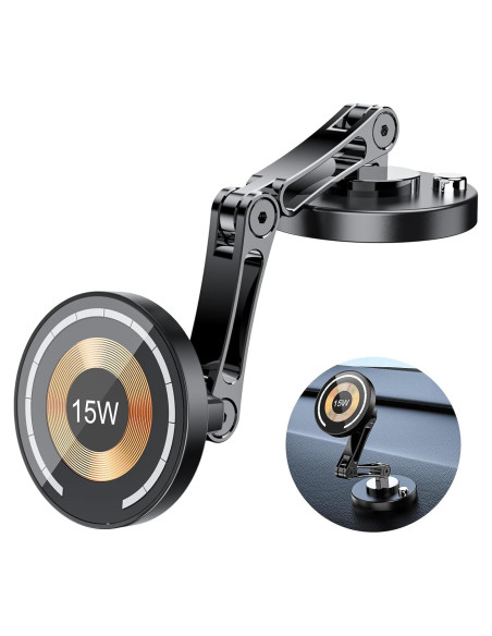 Cargador Inalámbrico para Auto Magnético 15W Magnpter