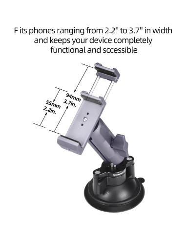 Soporte para Teléfono Celular Universal con Ventosa SPH-01