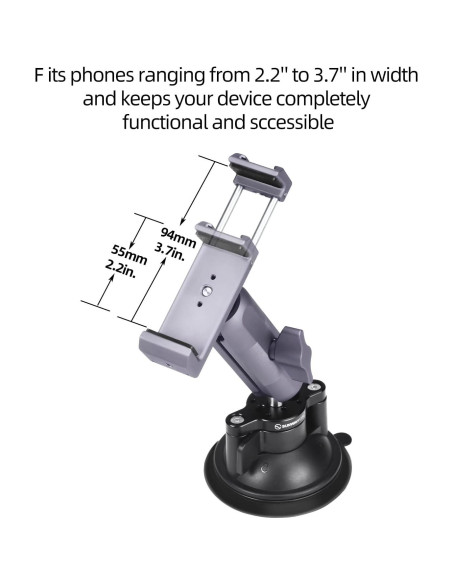 Soporte para Teléfono Celular Universal con Ventosa SPH-01