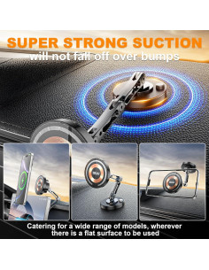 Cargador Inalámbrico para Auto Magnético 15W Magnpter 2