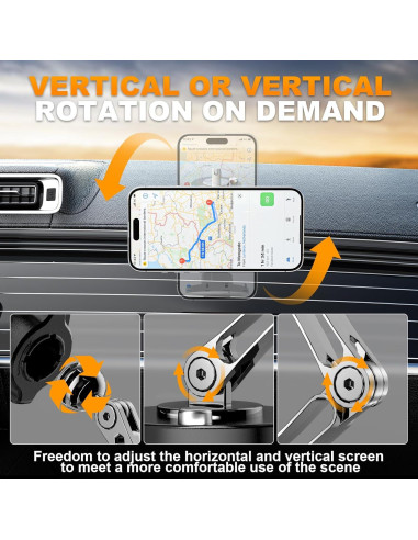 Cargador Inalámbrico para Auto Magnético 15W Magnpter