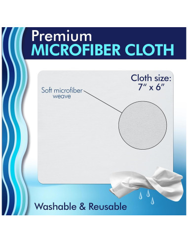 Kit de Limpiador de Lentes Clear View | 2 Botellas 236ml + Spray 30ml