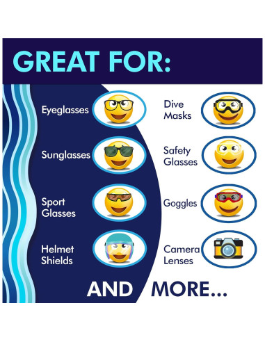 Kit de Limpiador de Lentes Clear View | 2 Botellas 236ml + Spray 30ml